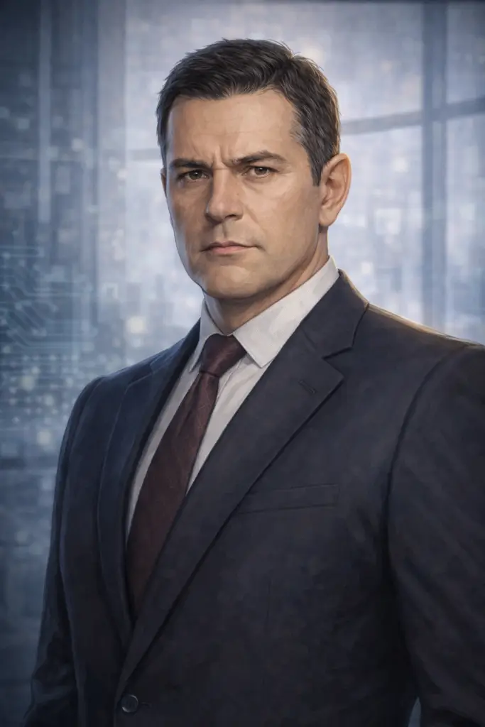 Portrait of infrastructure director Marcus Ionescu